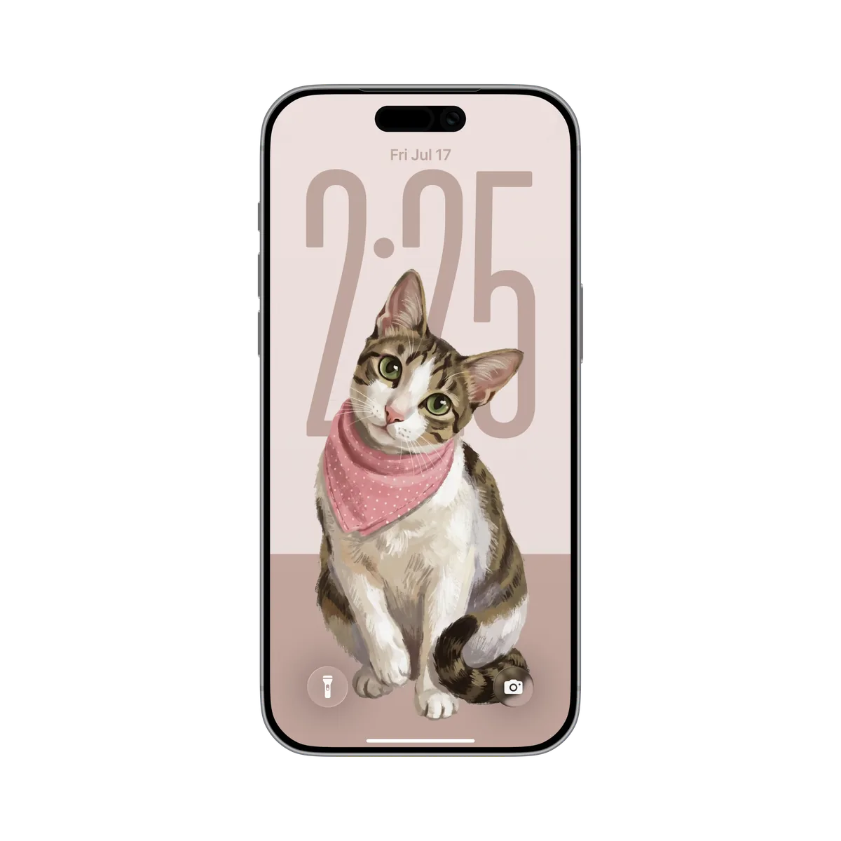 Paint custom pet wallpaper example